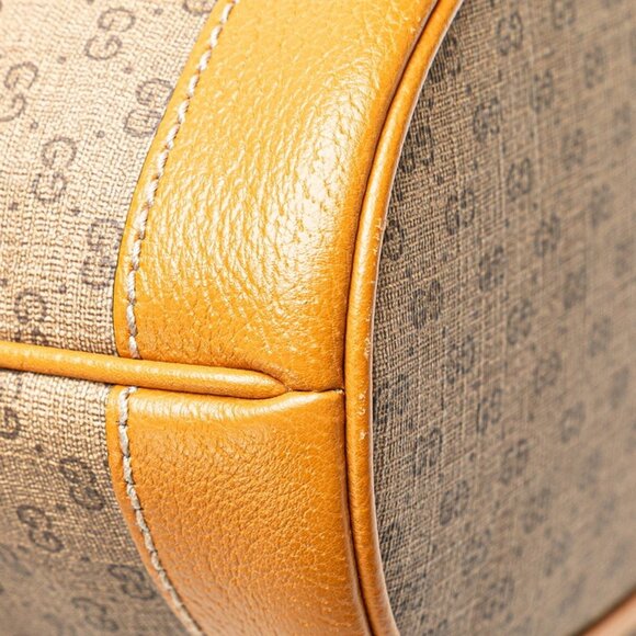 GUCCI Brown Leather Shoulder Bag - Picture 4 of 13